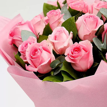 20 Pink Roses Bouquet